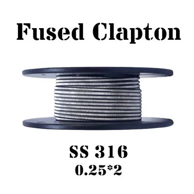 Fused Clapton SS316 0.25mm*2, 1м 1829249011 фото