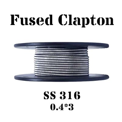 Fused Clapton SS316 0.4mm*3, 1м 1829249723 фото