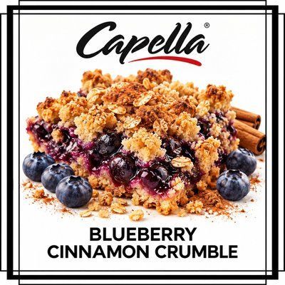 Ароматизатор Capella Blueberry Cinnamon Crumble (Чорничний пиріг)